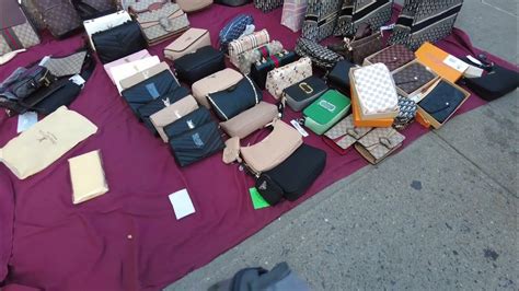 counterfeit bags in chinatown.